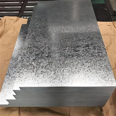 0.4-3mm Thickness Electro Galvanized Sheet Steel Regular Spangle GI