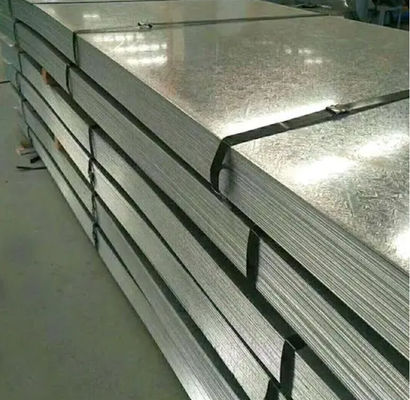 0.4-3mm Thickness Electro Galvanized Sheet Steel Regular Spangle GI