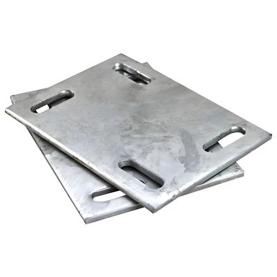 4 Hole Galvanized Embedded Plate With Round/Square/Rectangular Shape