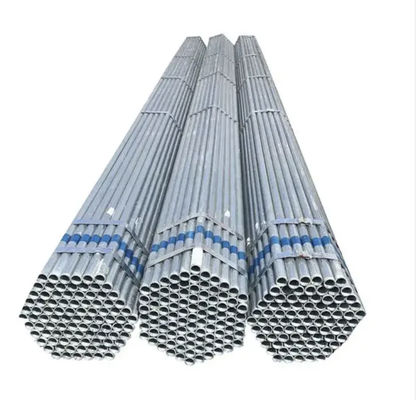 Hot Dip Galvanized Mild Steel Pipe Widely use in Construction 0.8-5mm Thickness