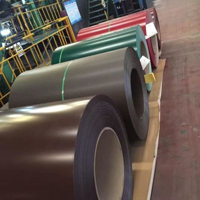 PPGI 0.09-0.7 Thickness TDC51D Prepainted Galvanized Steel Sheets Color Coil With Strong Anti-corrosion Green Color