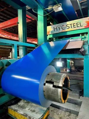 COLOR Steel PPGI 0.09-0.7Thickness TDC51D Prepainted Galvanized Steel Sheets Color Coil With Strong Anti-corrosion Blue Color