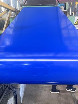 COLOR Steel PPGI 0.09-0.7Thickness TDC51D Prepainted Galvanized Steel Sheets Color Coil With Strong Anti-corrosion Blue Color