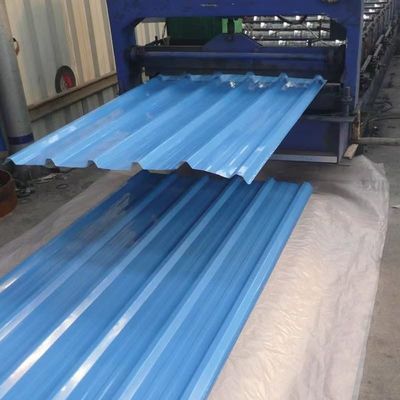 PPGI 0.09-0.7Thickness Prepainted Galvanized Steel Sheets Color Coil Blue Color