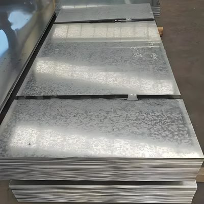 Regular Spangle GI Sheet 0.4-3.0mm Thick Galvanized Steel Sheet Metal for manufacture