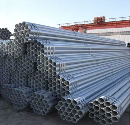 Round Rectangular Hot Rolled Galvanized Steel Galvanized Metal Pipe