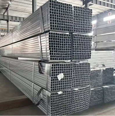 Q235 38mm Thickness Galvanized Box Tubing With ERW Technique