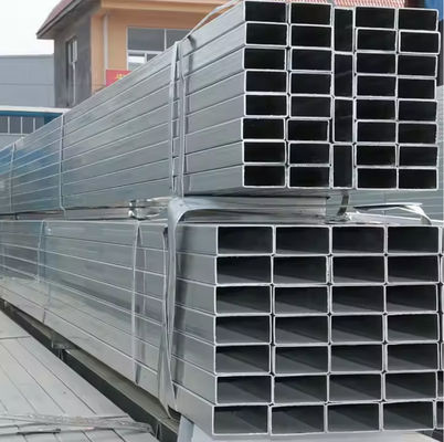 Welded Seamless Galvanized Square Tubing S235J2 S275JR S235JR Rectangular Pipe