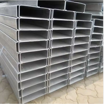 41*21mm Cold Formed Sheet Metal U Channel With 2.7mm12GA Thickness