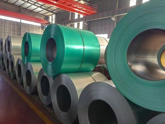 PPGI 0.09-0.7 Thickness TDC51D Prepainted Galvanized Steel Sheets Color Coil With Strong Anti-corrosion Green Color
