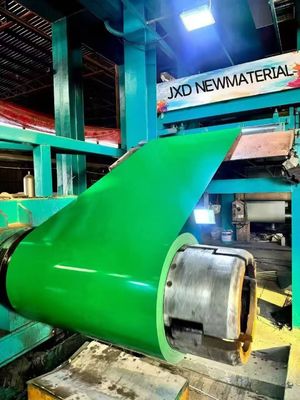 PPGI 0.09-0.7 Thickness TDC51D Prepainted Galvanized Steel Sheets Color Coil With Strong Anti-corrosion Green Color