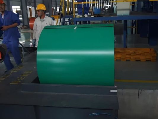 COLOR Steel PPGI 0.09-0.7Thickness TDC51D Prepainted Galvanized Steel Sheets Color Coil With Strong Anti-corrosion Green Color