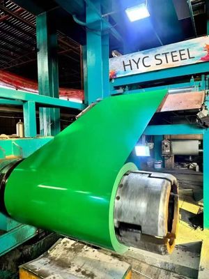 COLOR Steel PPGI 0.09-0.7Thickness TDC51D Prepainted Galvanized Steel Sheets Color Coil With Strong Anti-corrosion Green Color
