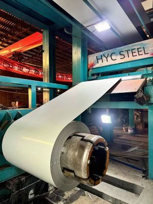 COLOR Steel PPGI 0.09-0.7Thickness TDC51D Prepainted Galvanized Steel Sheets Color Coil With Strong Anti-corrosion Milky White Color