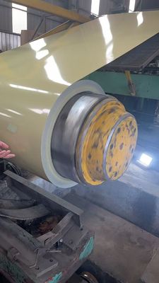 COLOR Steel PPGI 0.09-0.7Thickness TDC51D Prepainted Galvanized Steel Sheets Color Coil With Strong Anti-corrosion Milky White Color