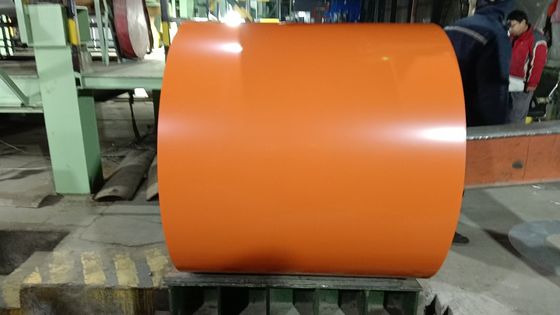 COLOR Steel PPGI 0.09-0.7Thickness TDC51D Prepainted Galvanized Steel Sheets Color Coil With Strong Anti-corrosion Orange Color