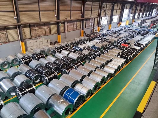 PPGI 0.09-0.7Thickness Prepainted Galvanized Steel Sheets Color Coil Cream Yellow Color