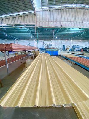 PPGI 0.09-0.7Thickness Prepainted Galvanized Steel Sheets Color Coil Cream Yellow Color
